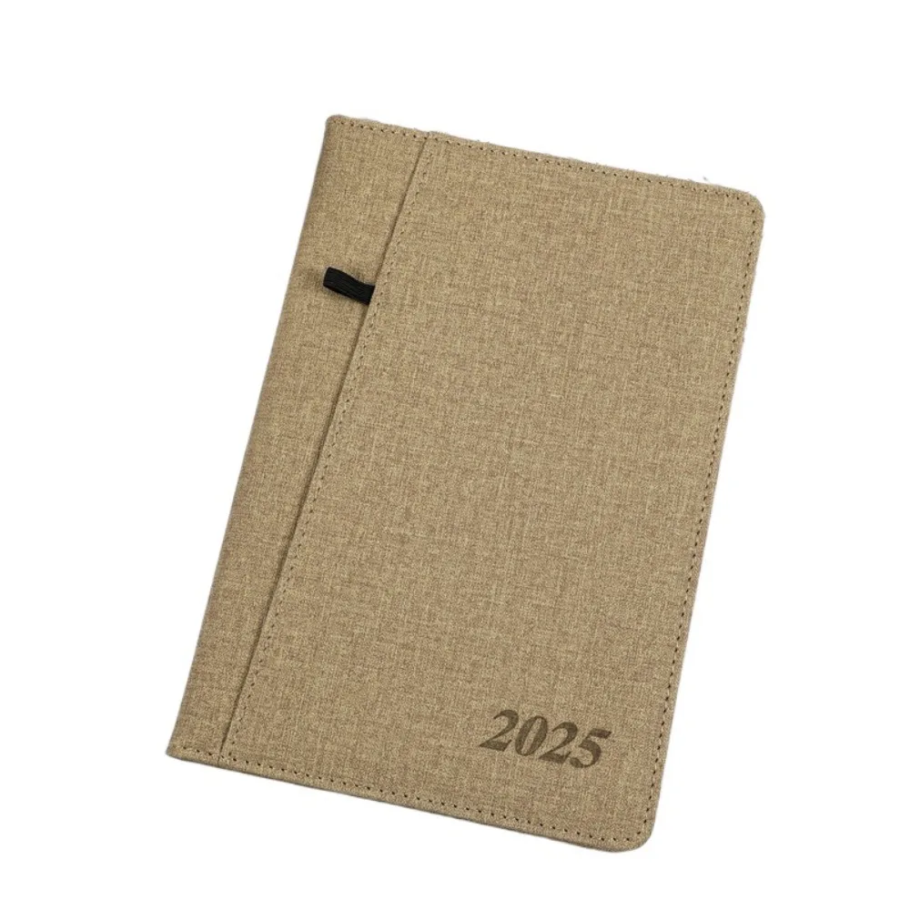 

A5 2025 Agenda Planner Notebook Soft PU Cover 156 Pages 12 Months Planner Notebook Creative Thicken Business Notebook School