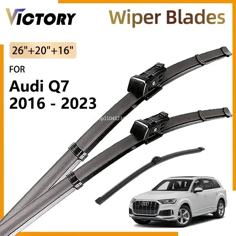 

Передние и задние щетки стеклоочистителя для Audi Q7 4M 2016-2023 Автомобильные аксессуары Щетки для лобового стекла Запчасти 2022 2021 2020 2019 2018 2017