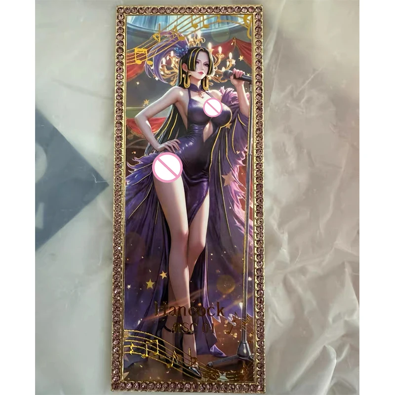 Anime One Piece Nami Hancock Uta Shirahoshi Yamato Vivi Diamonds Cards Collection Cards Christmas Birthday Gifts Children's Toys