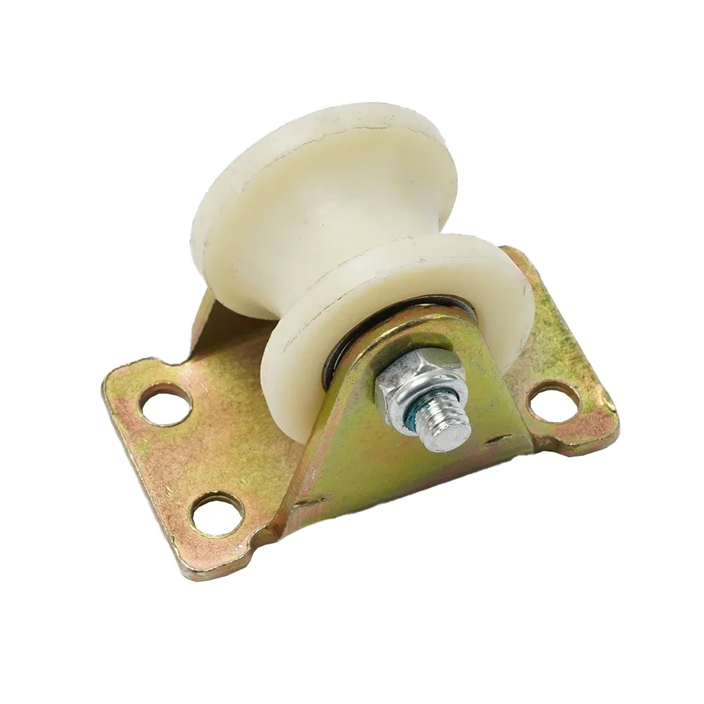 V/U-30MM Type Nylon Grooved Rollers 30mm Heavy Duty Sliding Door Rollers With Stand For Bracket Track Pulley Triangular Iron