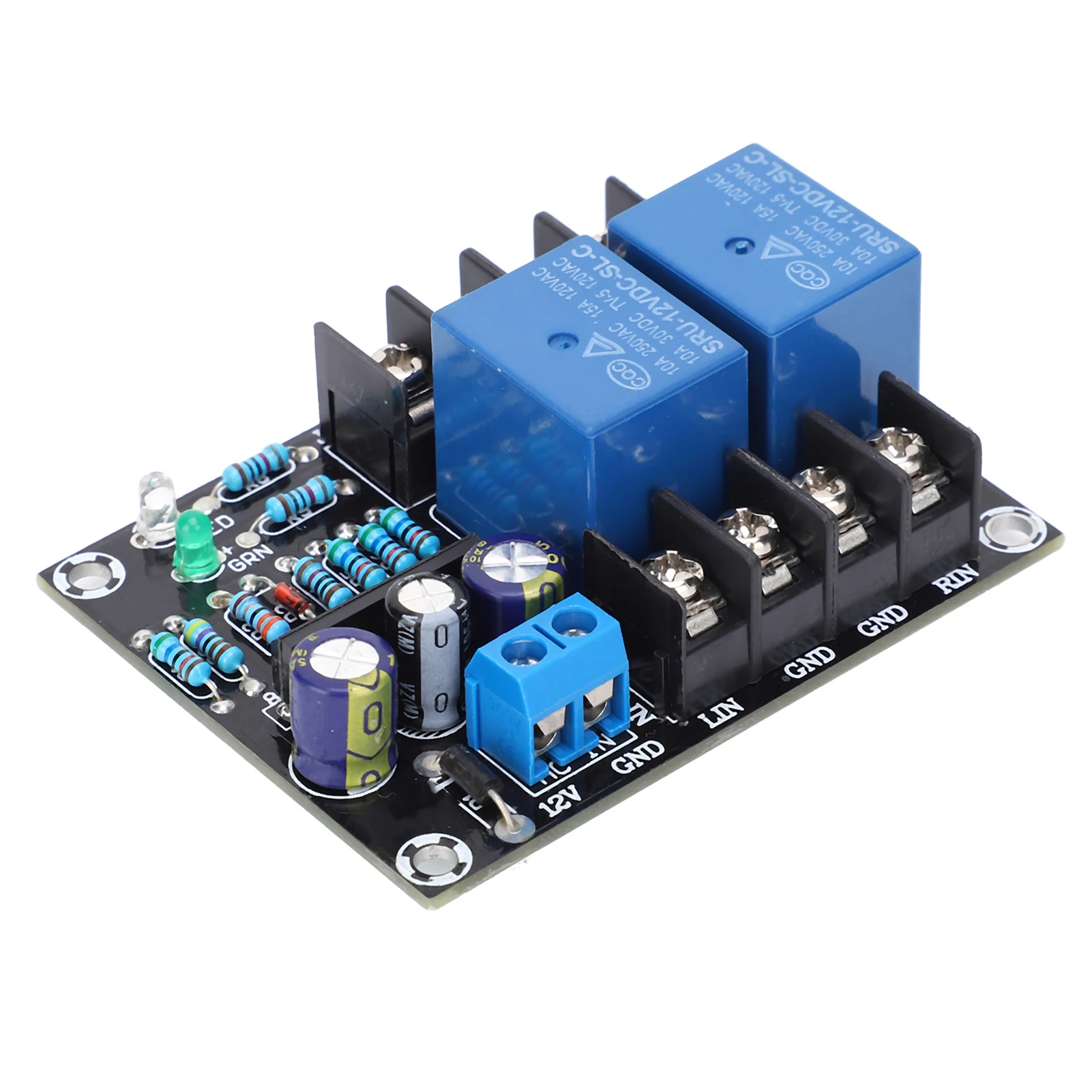 Speaker  Board Dual‑Channel Voltage Regulator Delay Module AC 12‑15V UPC1237 Speaker  Module view 6