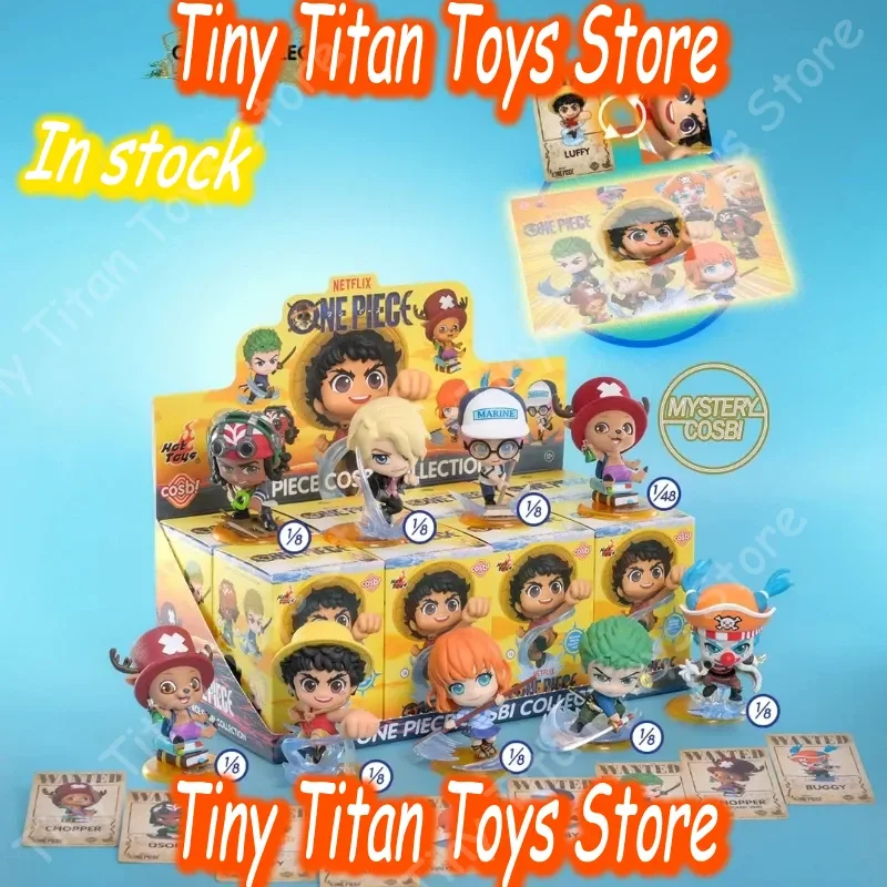 

Hot Toys Netflix One Piece V2 New Mini Figure COSBI Blind Box Mystery Collection Flocked Desktop Decor Gift For Adult Movie Fan