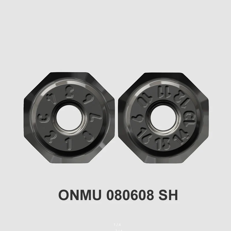 10pcs BASSETT ONMU ONMU050505 HT ONMU080608 MP CI SH TE1008 TE1009 TE1028 CNC Tools Octagonal Double-sided Face Milling Inserts