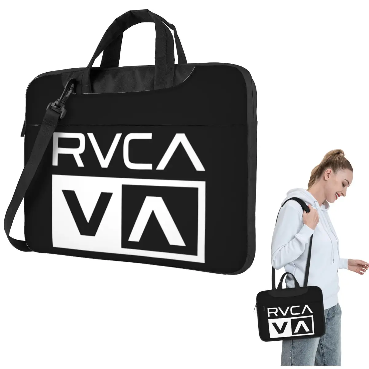 

Белая одежда Rvca, сумка через плечо для ноутбука, сумка для компьютера, устойчивая защитная сумка для ноутбука для Macbook Pro