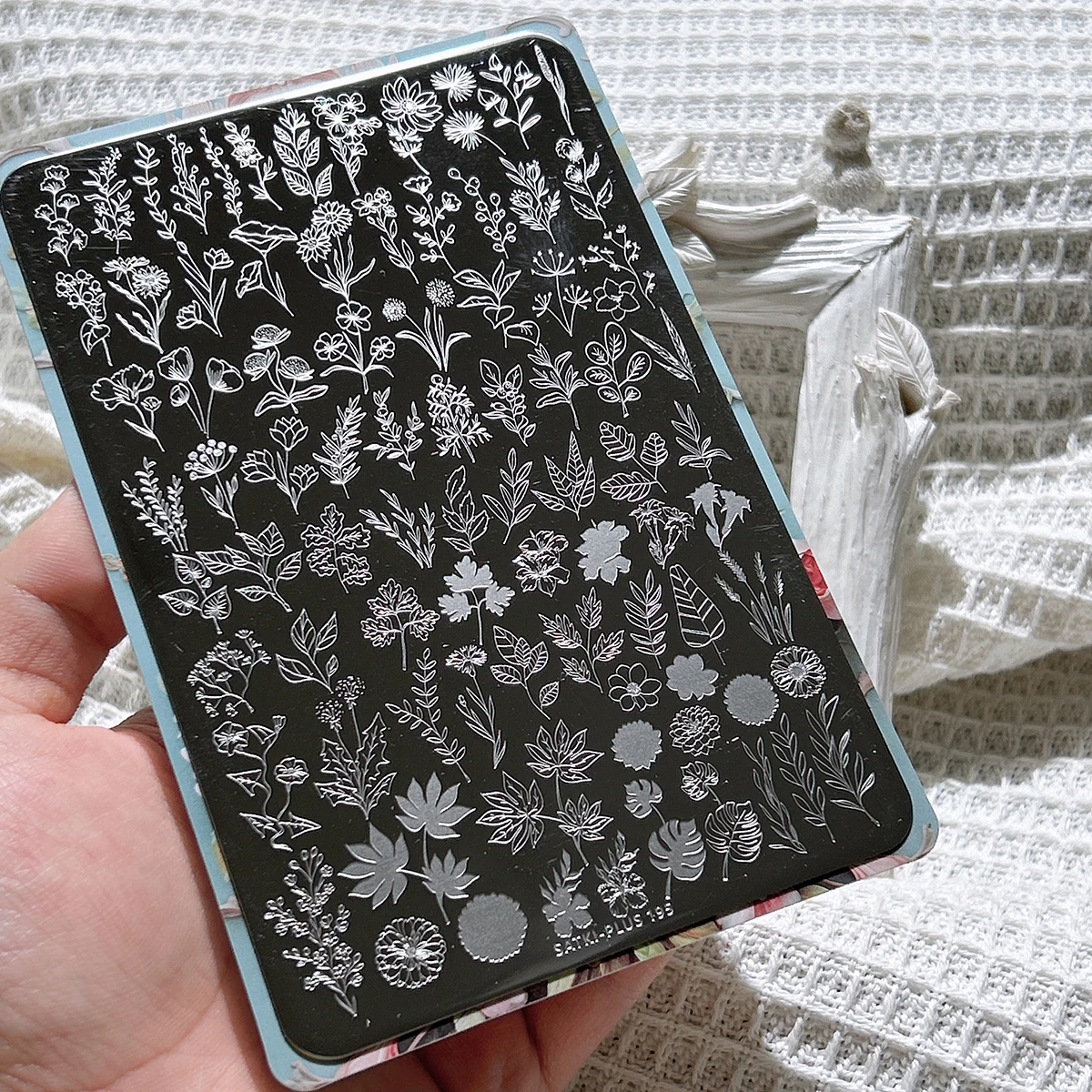 

Nail Art Stamping Steel Plate Template Stamp Tulip Rose Lotus Flower Maple Leaf Leaves Hyuna Flower Cherry Blossom Nail Decoration Pattern Nail Art Stamping Plate Stamping Steel Plate Beginner No-Painting Nail Decoration Template Transparent Silicone Stam