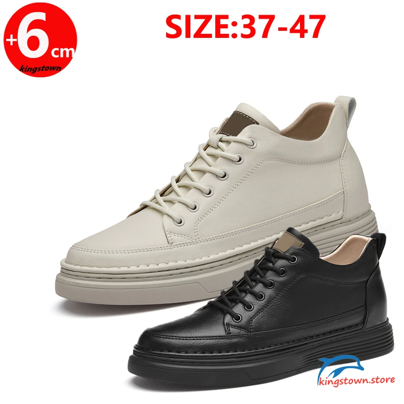 

Men's Chunky Sneakers Elevator Shoes 6CM Height Increasing Insoles Sports Casual plus Size 37-47