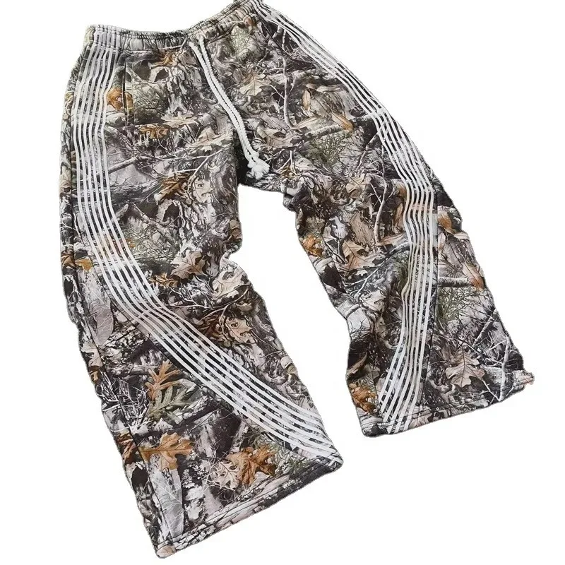 

Camouflage Le Casual Tactical Work Pants Men's fiti Waed American High Street Loose Long Pants Youth Leisure Sle