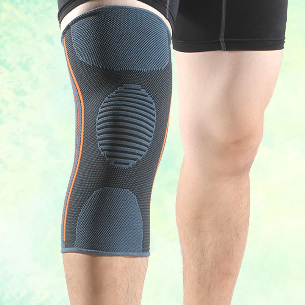 

1Pcs Breathable Sports Knee Support Elastic Compression Sleeve Lightweight Knee Pad for Running Hiking Football Basketball Size