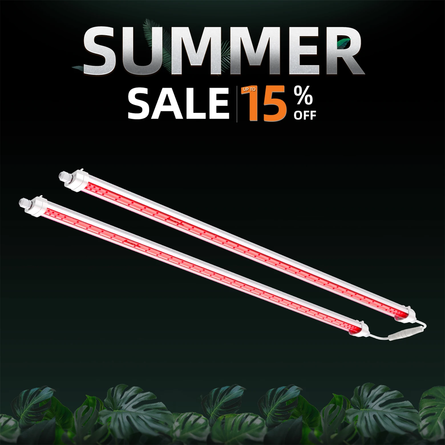 

Spider Farmer 80W GlowR80 Deep Red Spectrum 660nm Supplemental LED Grow Light Bars Full Spectrum Hydroponics Indoor Plants