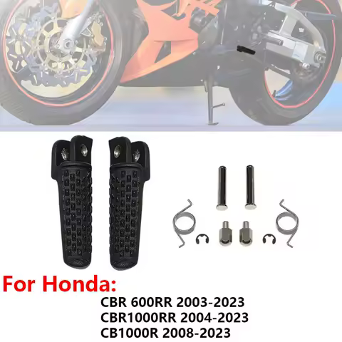 Motorcycle Foot Rests Pedal Front Footrest For Honda CB1000R 2008-2023 CBR1000RR 2004-2023 CBR 600RR 2003-2023