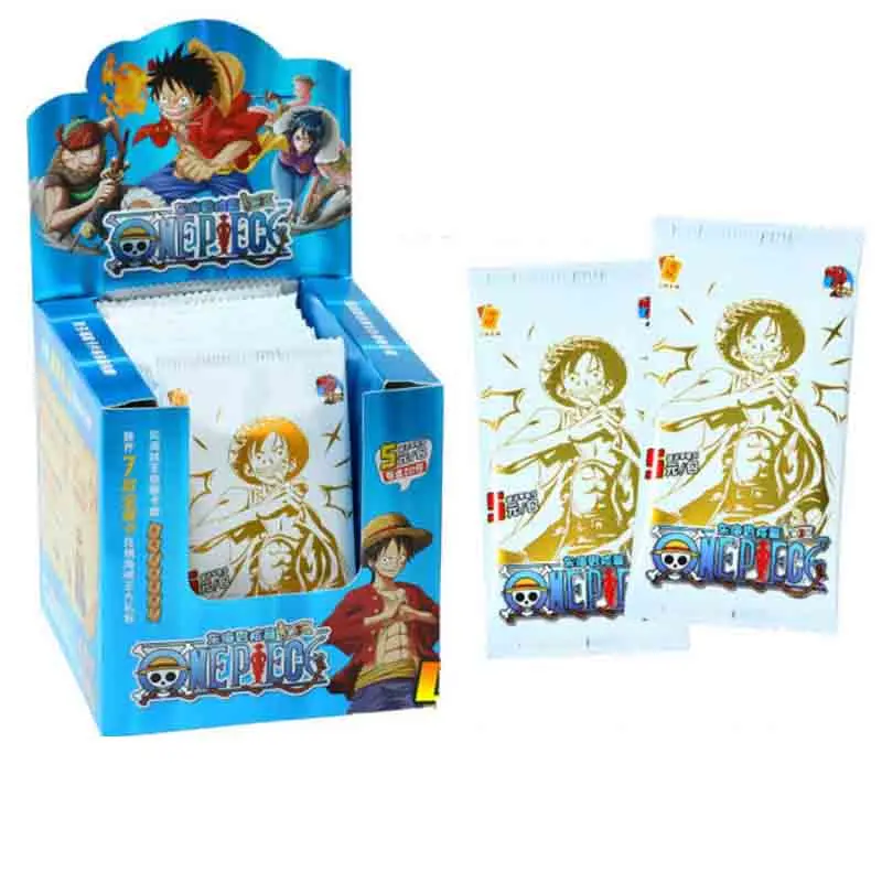 

New Japanese Anime One Piece Collection Card Luffy Zoro SSR TCG Table Toys Card Game Collectibles Child Toy