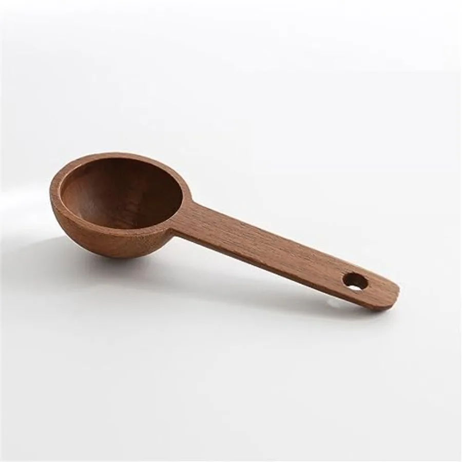 Wooden Coffee Spoon in Walnut, Coffee Scoop Measuring for Coffee Beans, Whole Beans Ground Beans or Tea, Home Kitchen Accessori