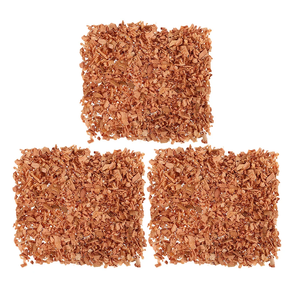 

3pcs Cedar Shavings 50G Natural Wood Chips For Humidity Control Flavor Preservation Cigar Storage Freshness Protection
