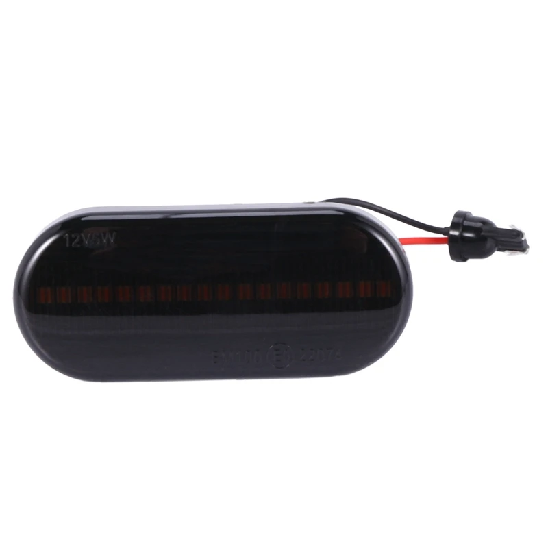 Car Dynamic Water Light Led Foliate Turn Signal for Volkswagen Bora Golf 3 4 Passat 3Bg Polo Sb6 Black view 6