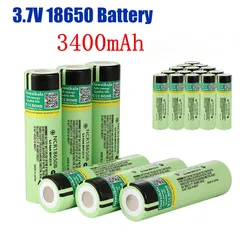 New Original NCR18650B 34B 3.7V 18650 3400mAh Rechargeable Lithium Battery Flashlight Battery