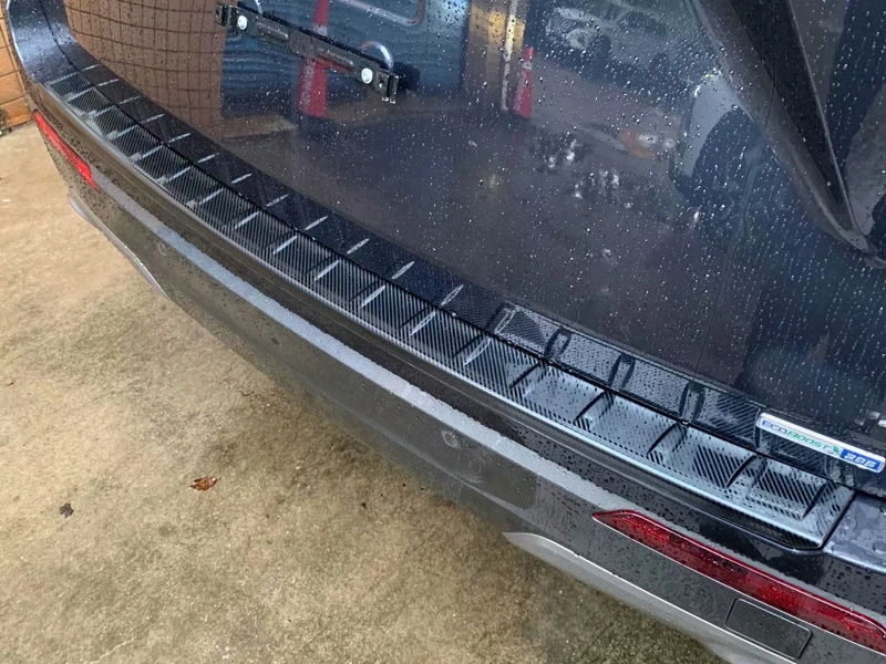 For Ford Explorer ST U625 2020 2021 Stainless steel rear bumper protection window sill outside trunks decorative plate pedal