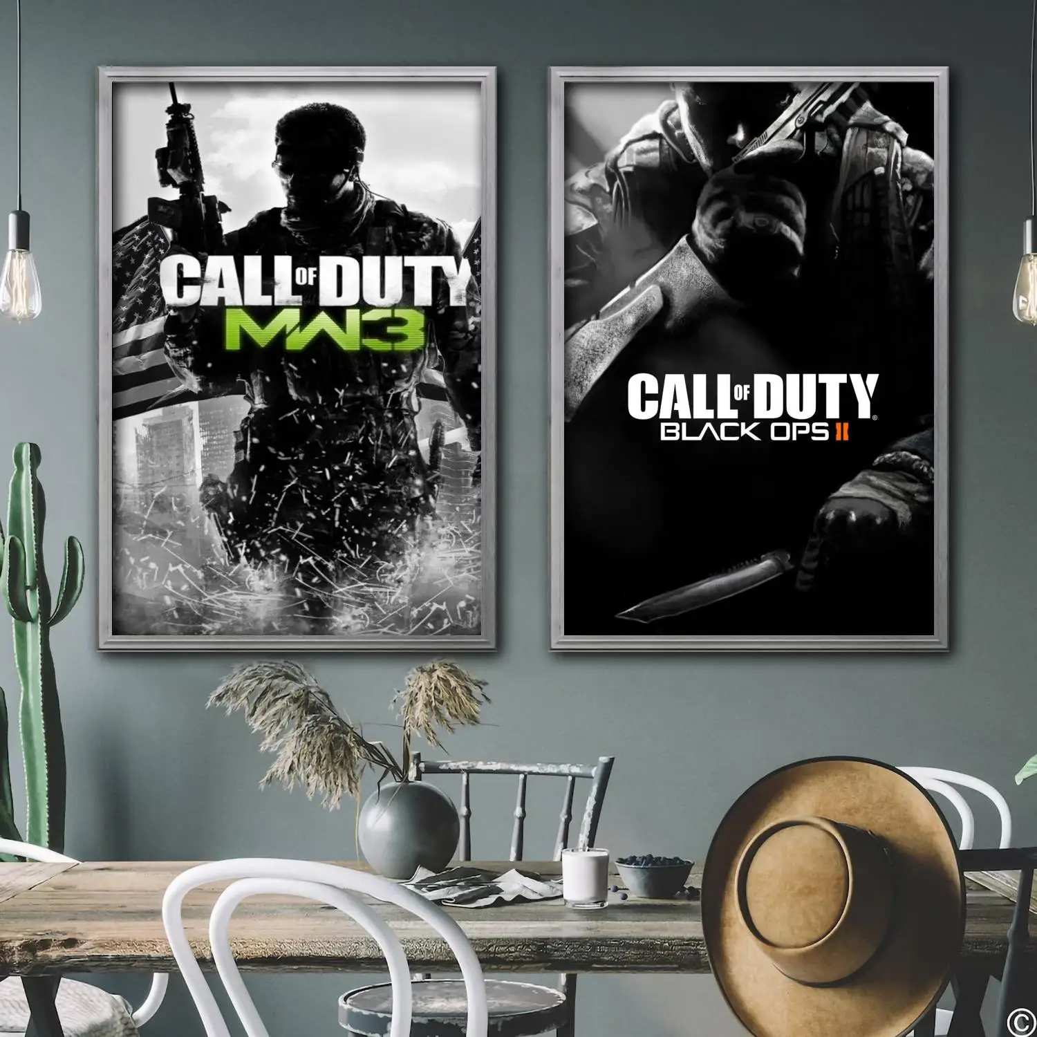 

Call of Duty vedio game Decorative Canvas Posters Room Bar Cafe Decor Gift Print Art Wall Paintings