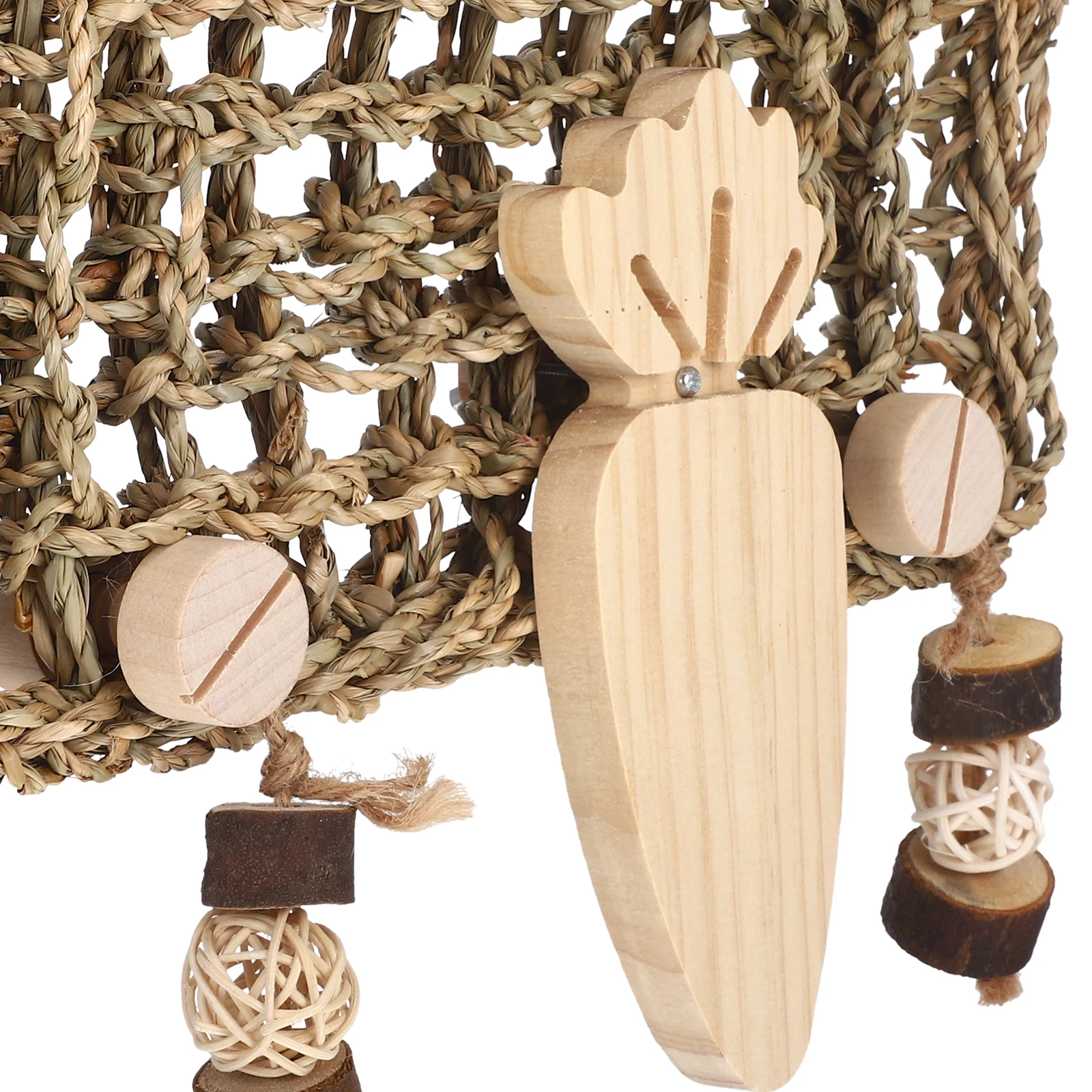 

Straw Mat Toy Long Size Bunny Breathable Cushion Pet Chewing Hamster Chew Woven Mat Small Pets Houses Rabbit Activity Zones