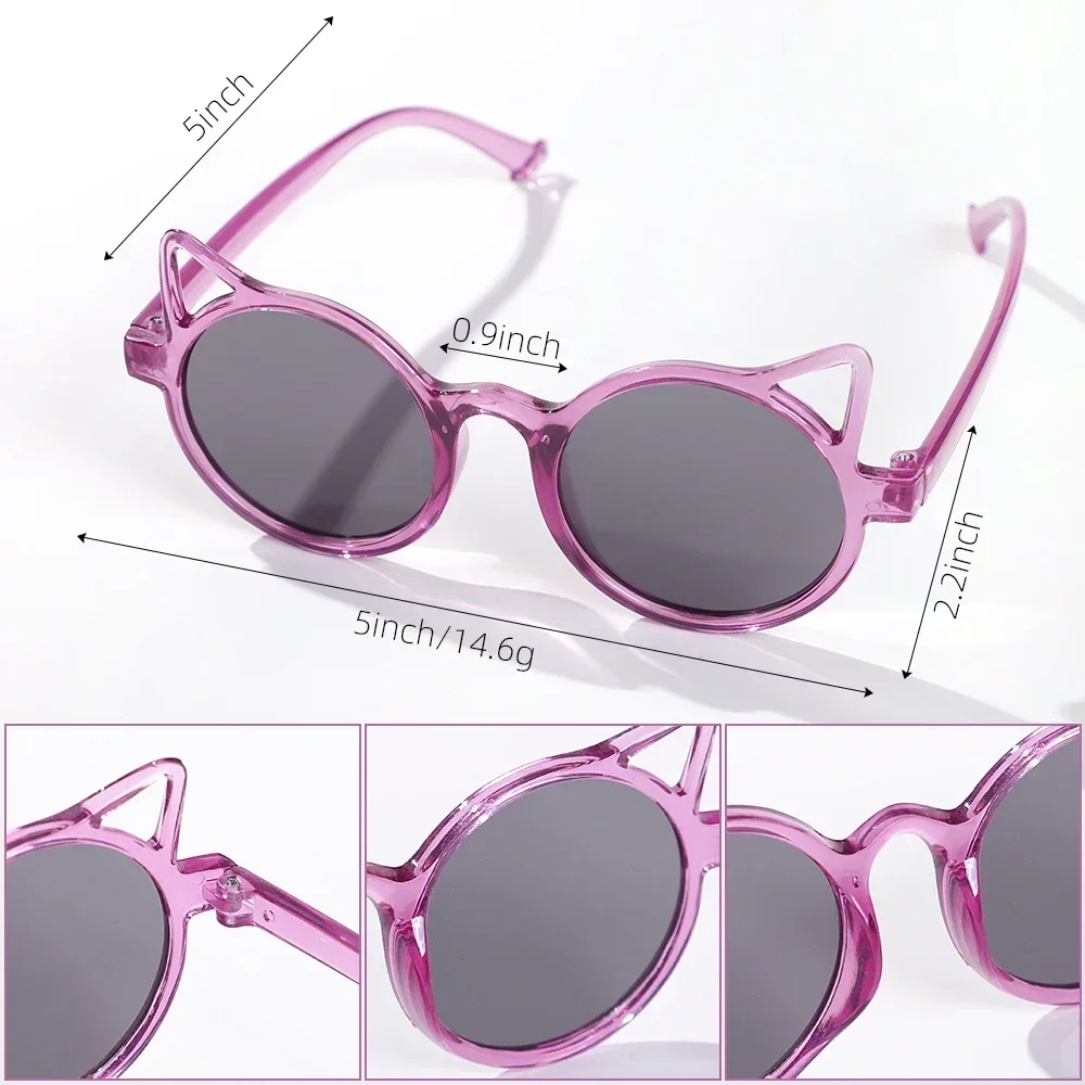 3 teile/satz Baby Mädchen Sonnenbrille Öse Haars chleifen Haars pange Set solide Riboon Haarnadeln Meer Sonnenbrille Babe Kopf bedeckung Geschenk