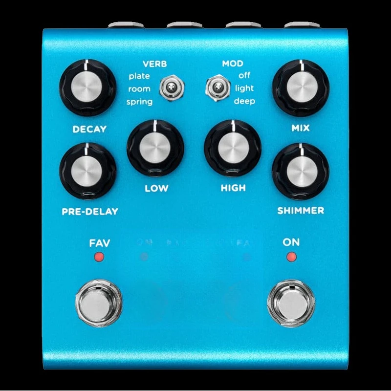 Blue Series Reverb Delay Effect Monolithic