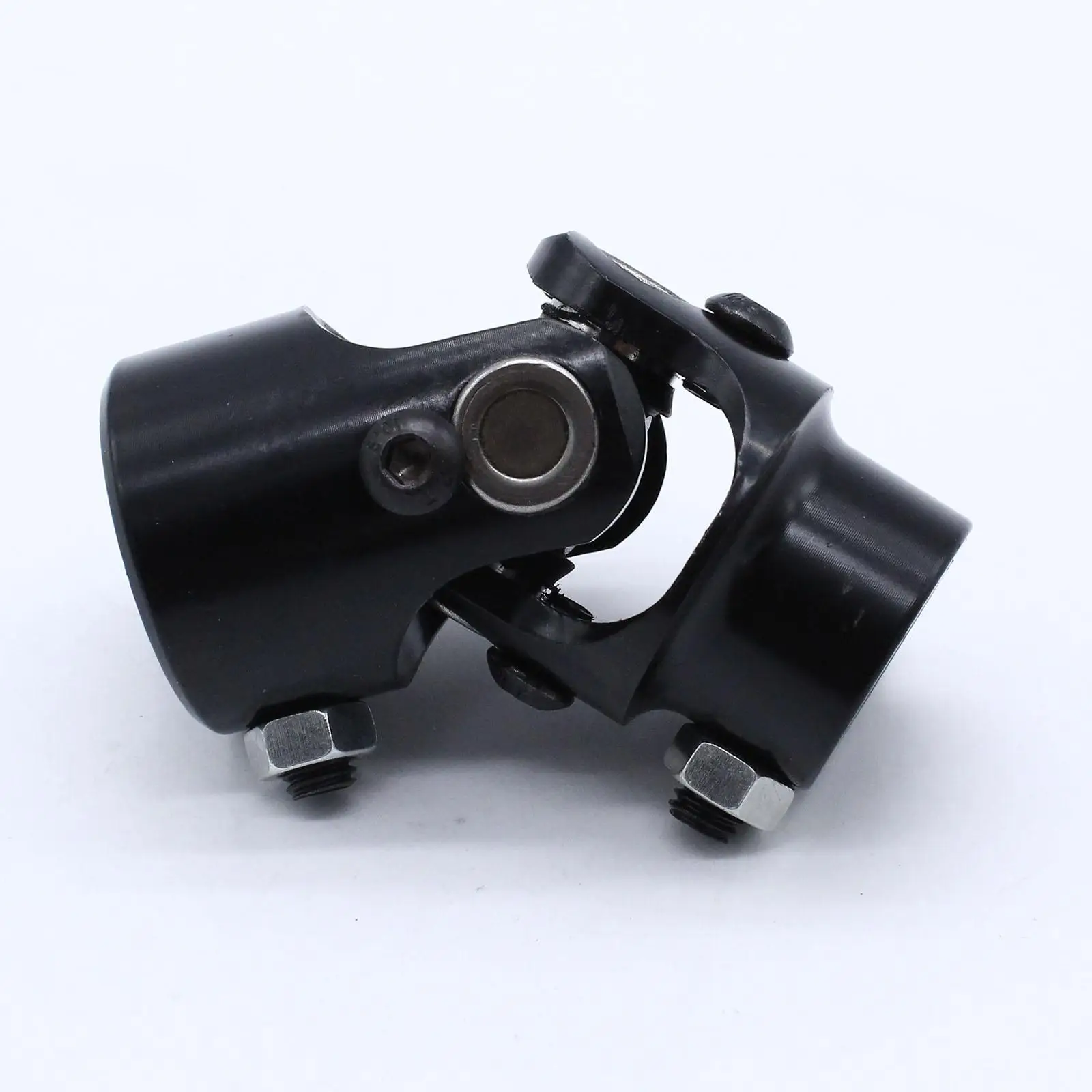 

1" DD x 3/4" DD Steering U Joint Coupler Repair Parts Easy to Install Professional Replacement High Performance Accessory Black