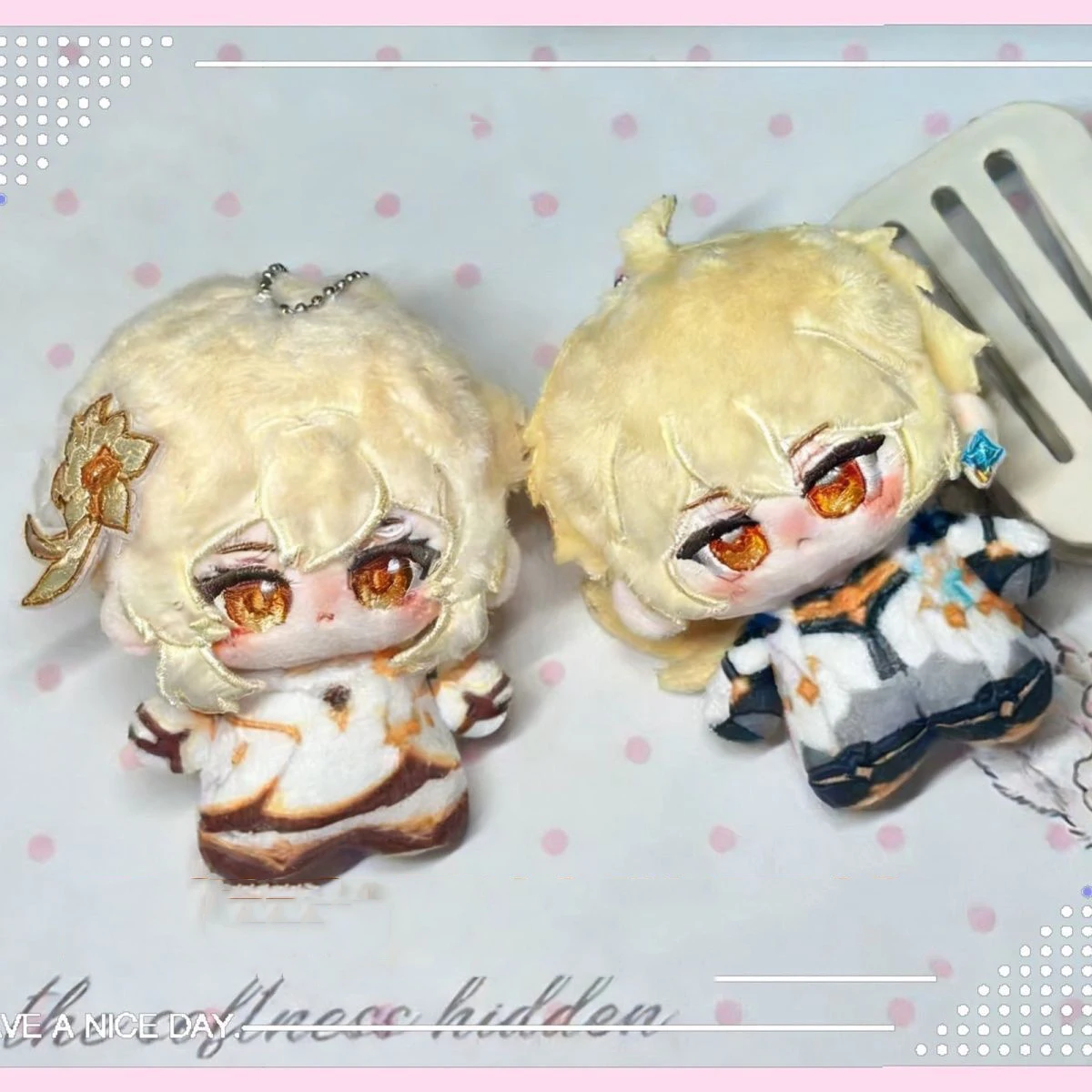 brinquedos-de-pelucia-genshin-impact-lumine-de-10cm-bonecos-de-pelucia-aether-para-cosplay-pingente-decorativo-para-mochila-chaveiro-presente