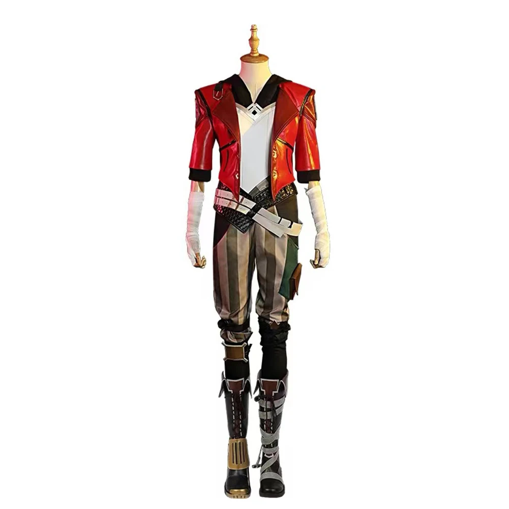 Arcane Vi Caitlyn The Sheriff Of Piltover Cosplay Costume Fantasy Disguise Halloween Carnival Suit