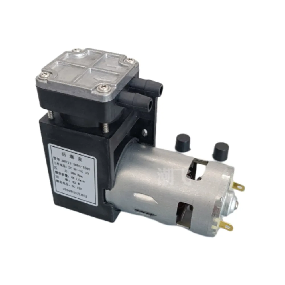 42 واط 5000/5500 دورة في الدقيقة مضخة هواء DC12V/24 فولت 48L تدفق كبير مضخة مكبس هوائي صغيرة الضغط السلبي مضخة تفريغ