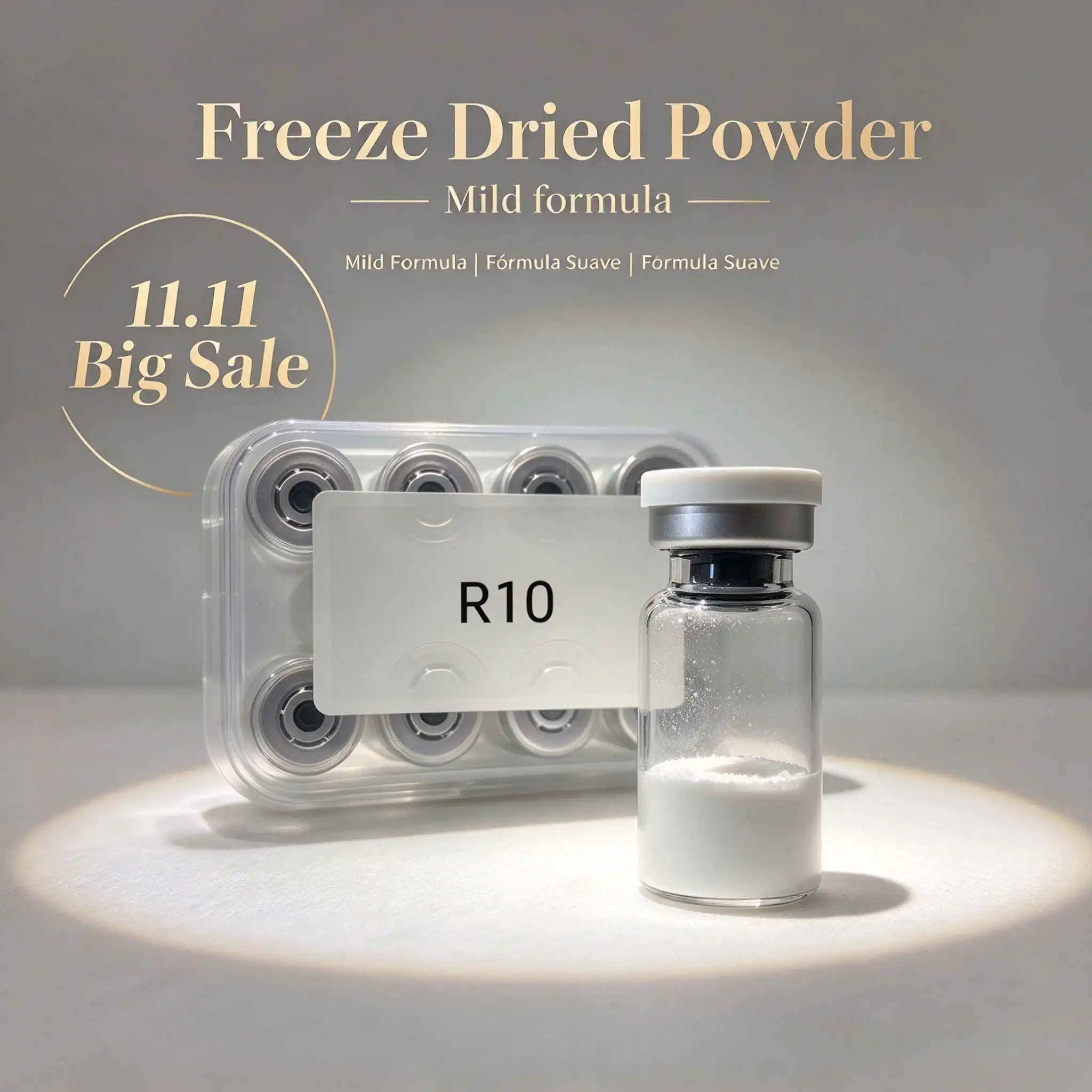 High-Quality  Freeze-Dried Powder, Repairs Skin Damage (Random Cap Colors, Production Date Subject to Actual Goods)