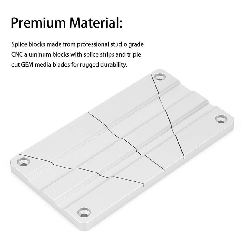 Ensemble d'épissure de ruban 1/4 et 1/2 10 pouces et ruban leader