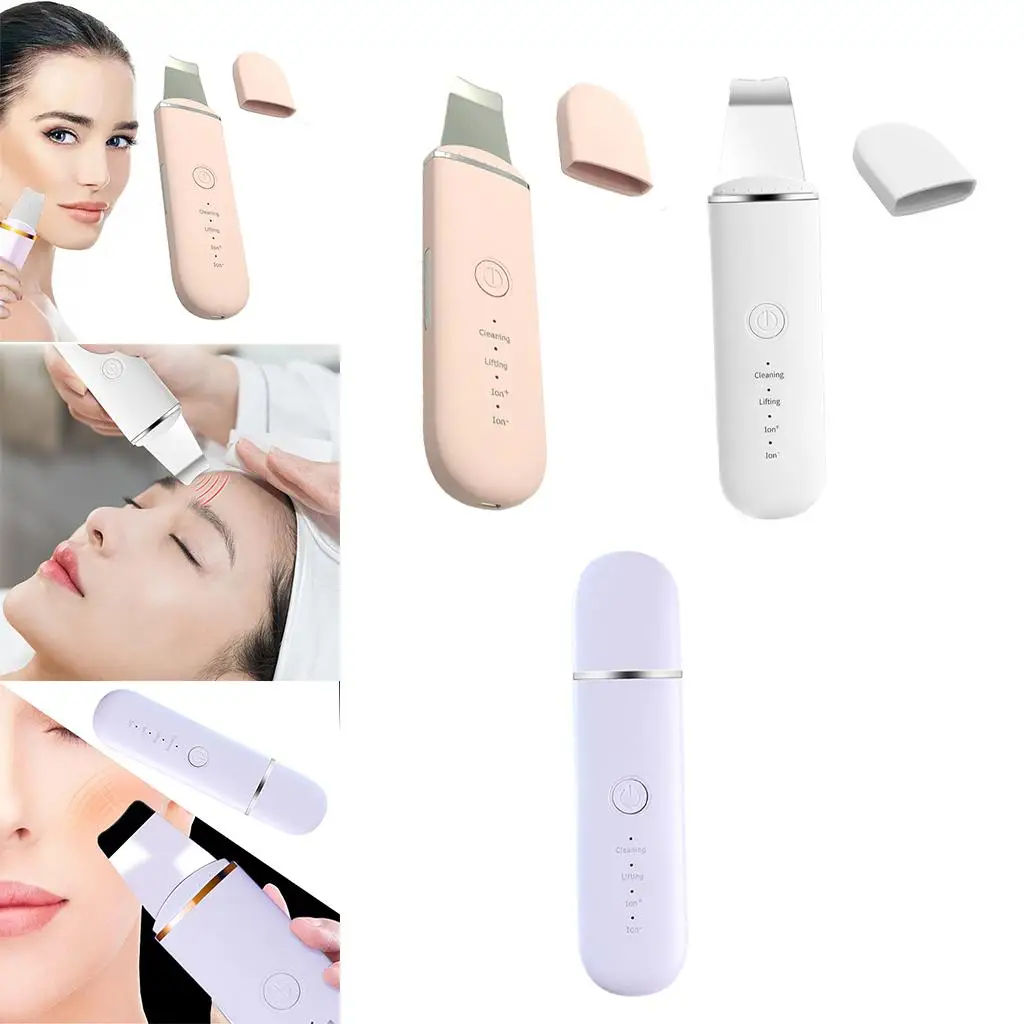 

Шпатель для лица, ультразвуковой очиститель черных точек, пилинг, очищающее средство, лифтинг-инструмент, USB