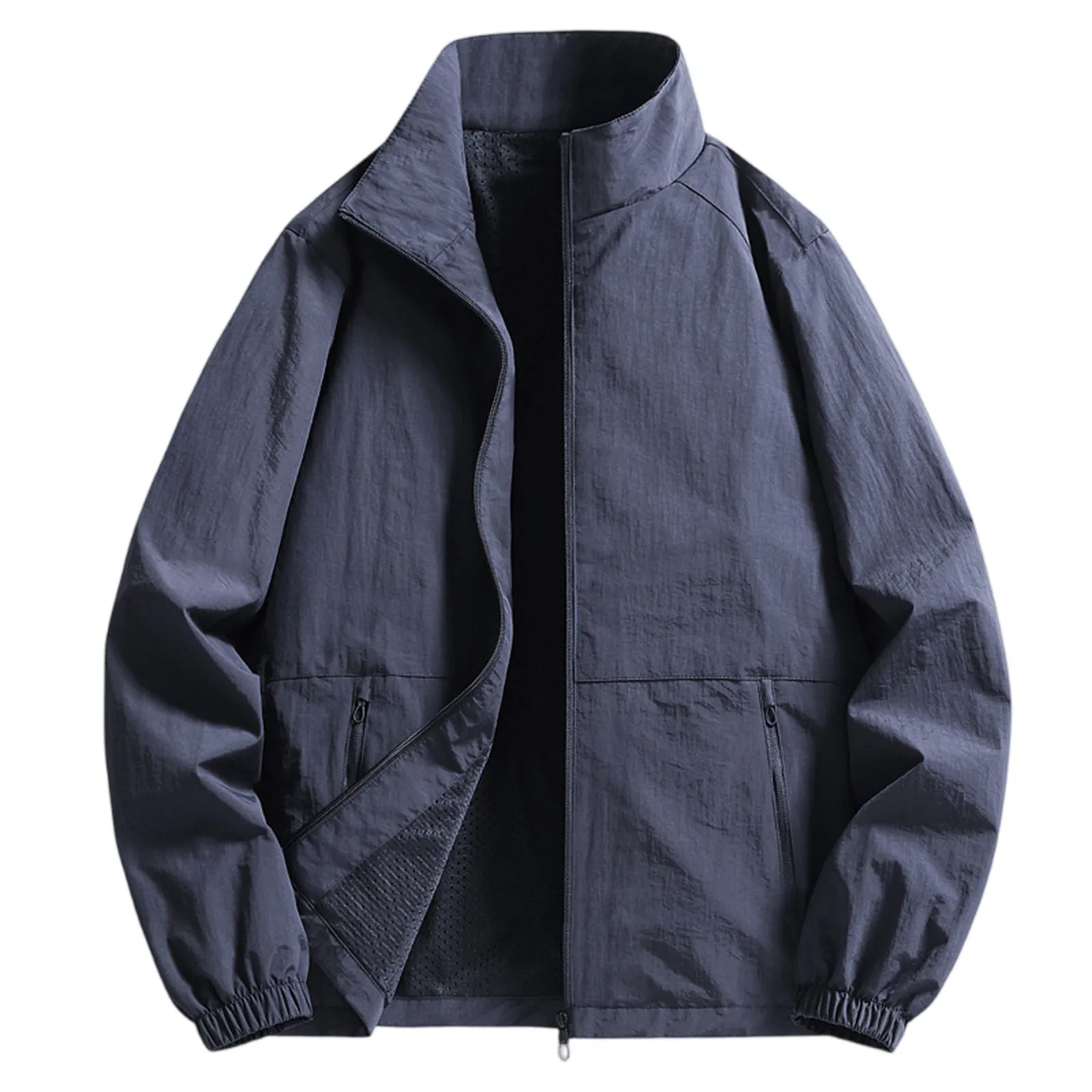 

Spring Lightweight Varsity Jacket Men Summer Windbreaker Jacket Outdoor Gym Jogger Sport Hiking Running Coat Men Clothing