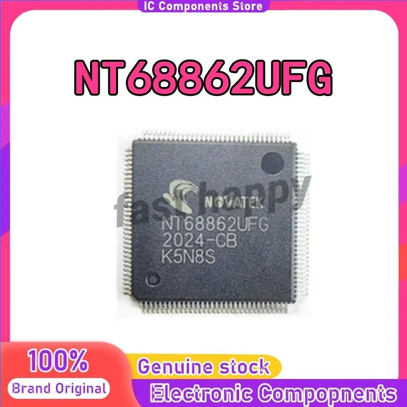 

2PCS 100% New NT68862UFG NT68862UF6 QFP Chipset