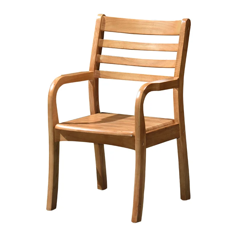 

Solid wood armchair Elderly chair Height chair Household desk chair Back