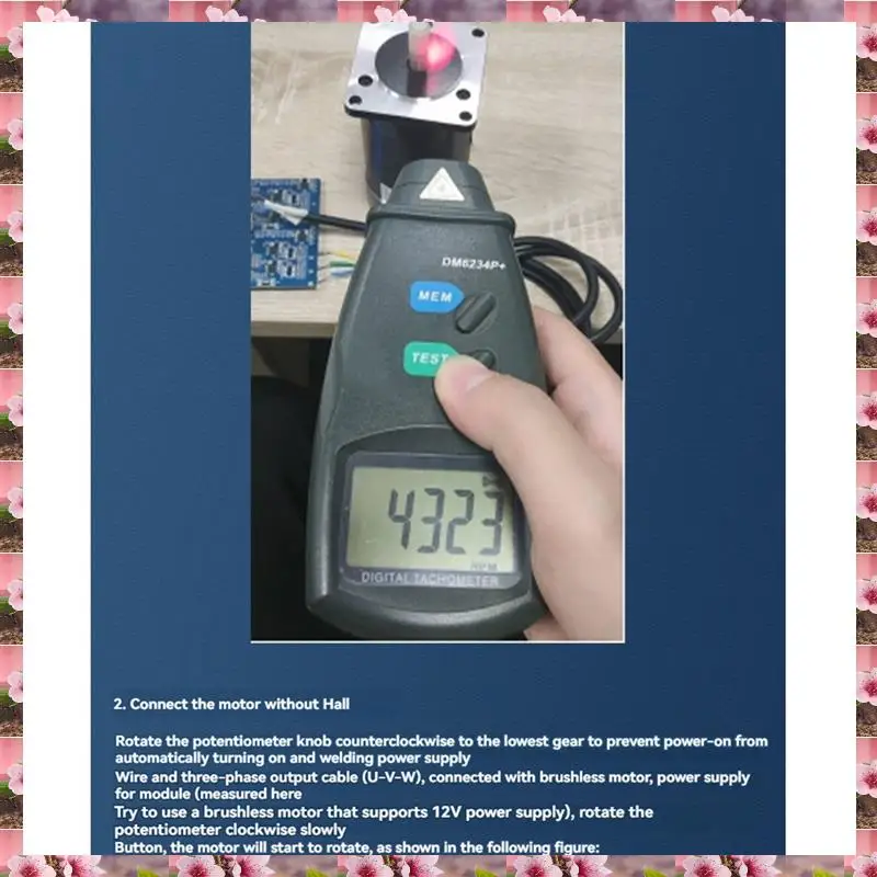 

2025 3-фазный бесщеточный двигатель ESC, модуль контроллера скорости с потенциометром DC12-24V 10A STC32G для двигателя B, 3-фазный бесщеточный Mo