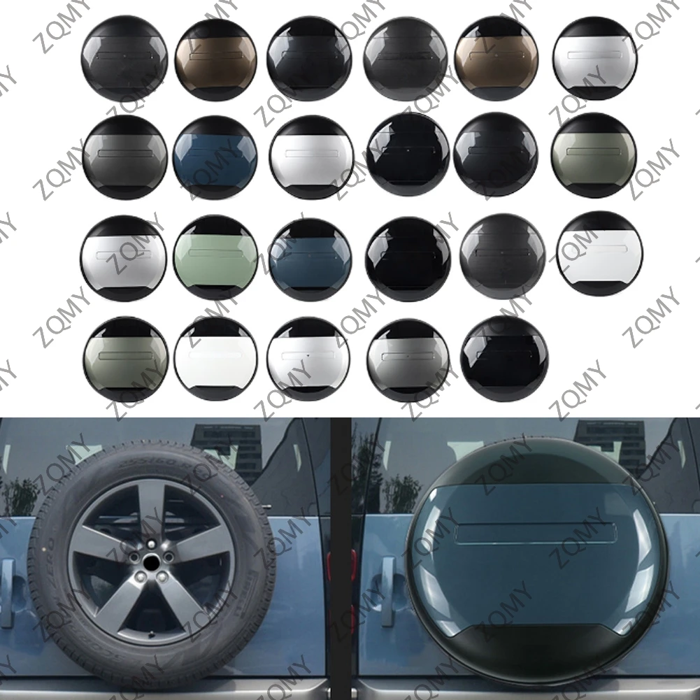 Car Rear Spare Wheel Tire Cover For Land Rover Defender 90 110 130 2020 2021 2022 2023 2024 VPLEW0143