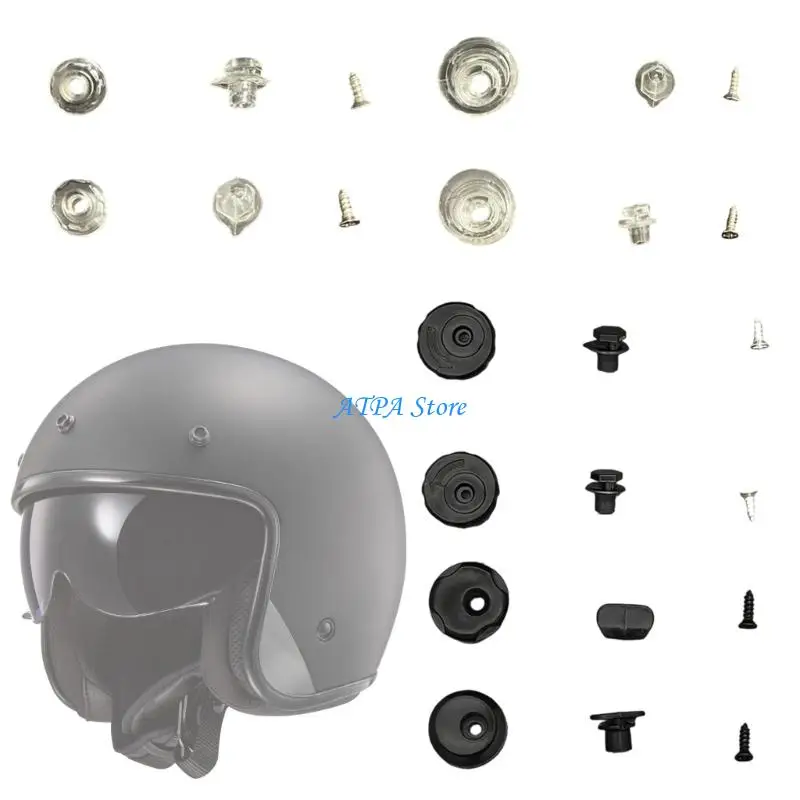 

U13C Fog Advisor Clips for Helmets Weather Resistant ABS Material Installation