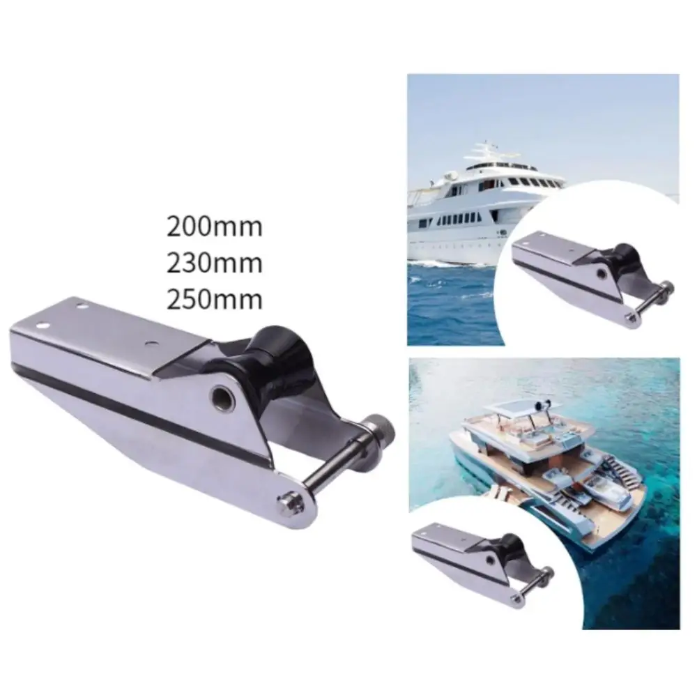 Stainless Steel 316 Bow Roller Nylon Roller Spring Loaded Pin Bracket Bubber Rollers Heavy Duty Marine Roller Marine Use