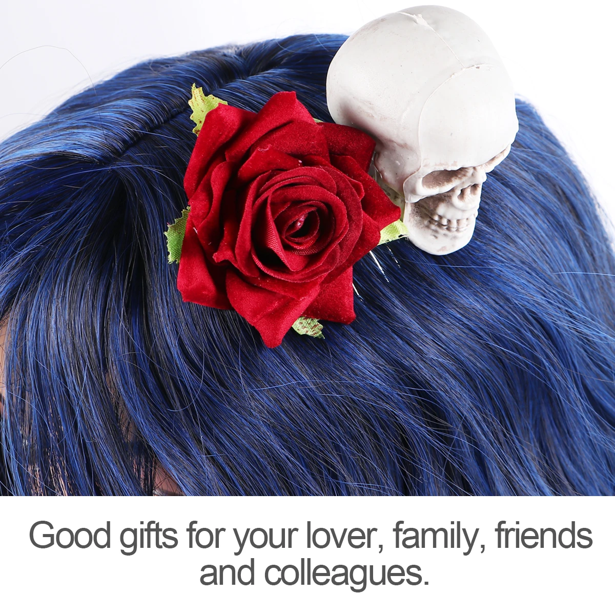 

2pcs Rose Hairpins Halloween Hair Combs Stylish Party Headwear Women Costume Accessories For Daily Wear Special