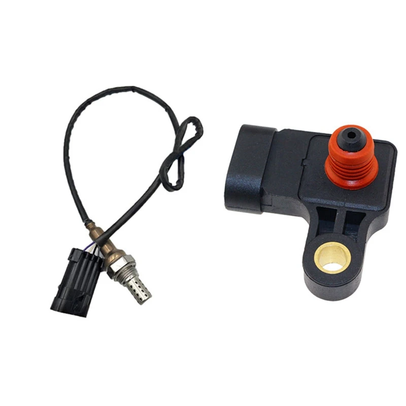 1 Pcs Probe O2 Oxygen Sensor for CHEVROLET DAEWOO AVEO & 1 Pcs MAP Manifold Absolute Pressure Sensor