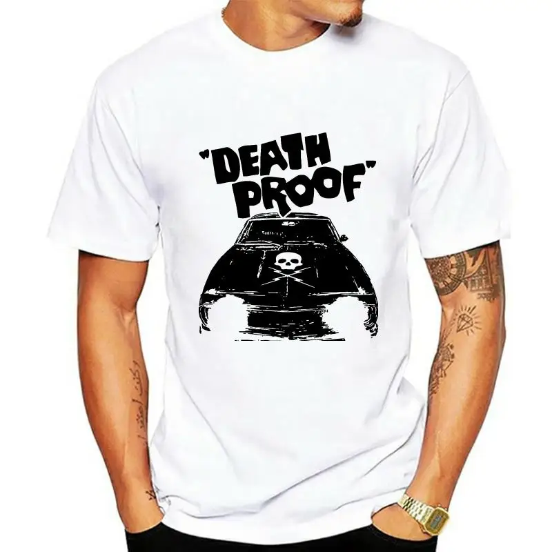 

Death Proof V1 Movie Poster Quentin Tarantino T Shirt White All Sizes S 3Xl 100% Cotton Short Sleeve O-Neck Top Tee