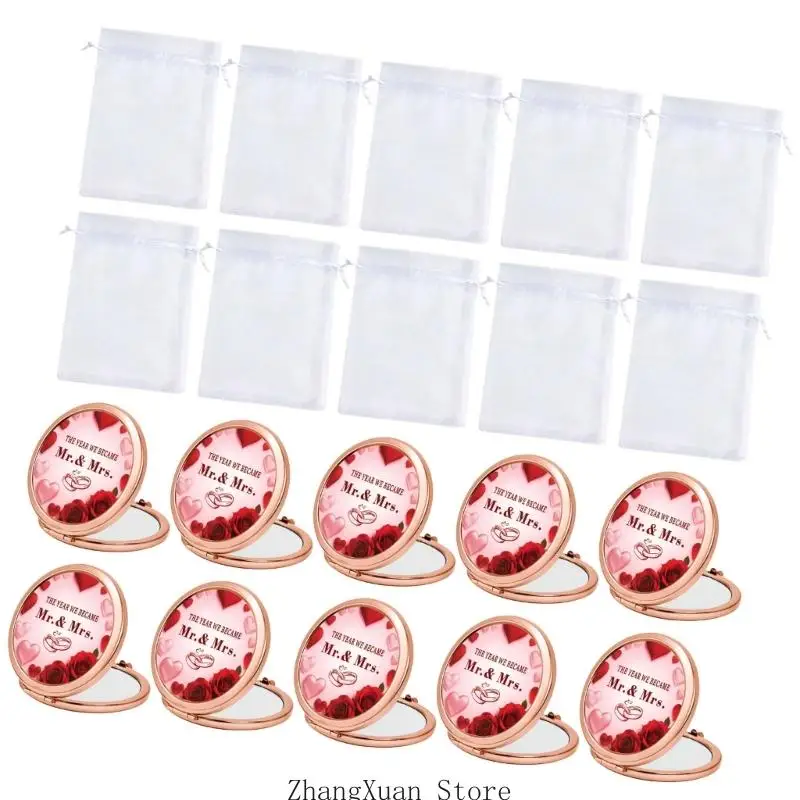 Schminktisch-Set für den Hochzeitstisch, 10 Glasstücke Taschenformat für Gäste, 3 x – Detail 8