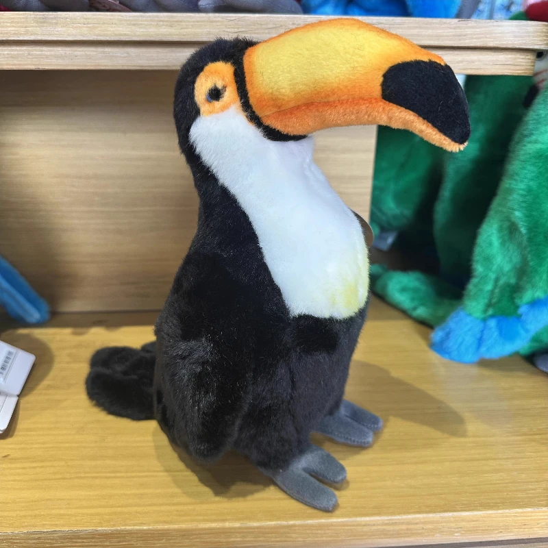 

45cm Simulation Pointed Beak Bird Doll Cute Thick Beak Toucan Bird Doll Big Beak Birds Cloth Doll Plush Toy Super Cute Gift