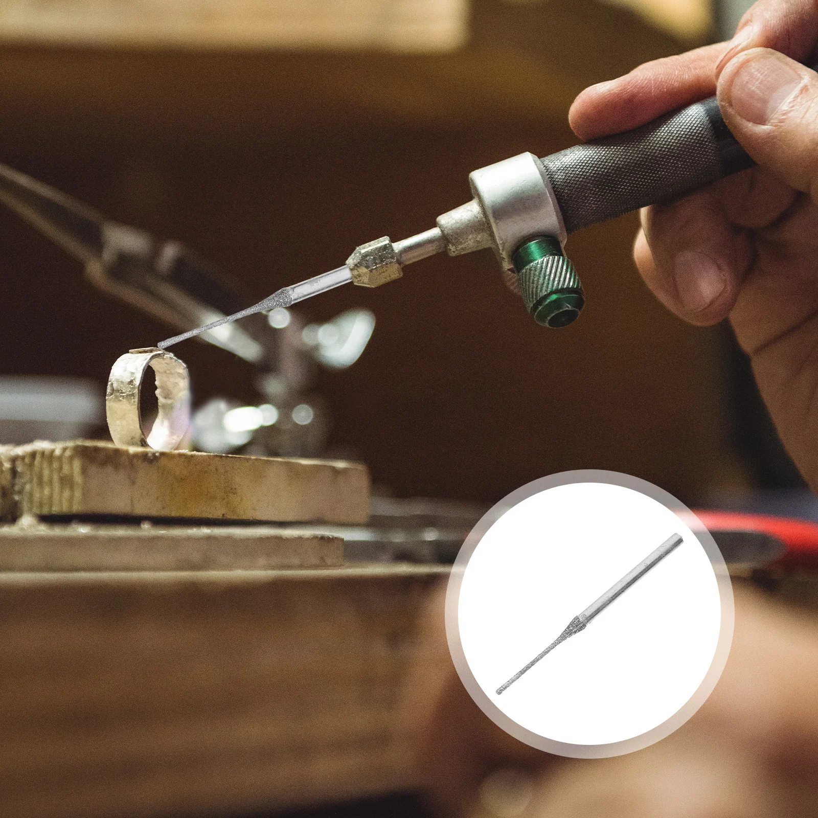 

30Pcs Jade Drill Bits Diamond Coated Burr Grinding Set Precision Small Hole Drilling Tools Diamond Drill Bit Set