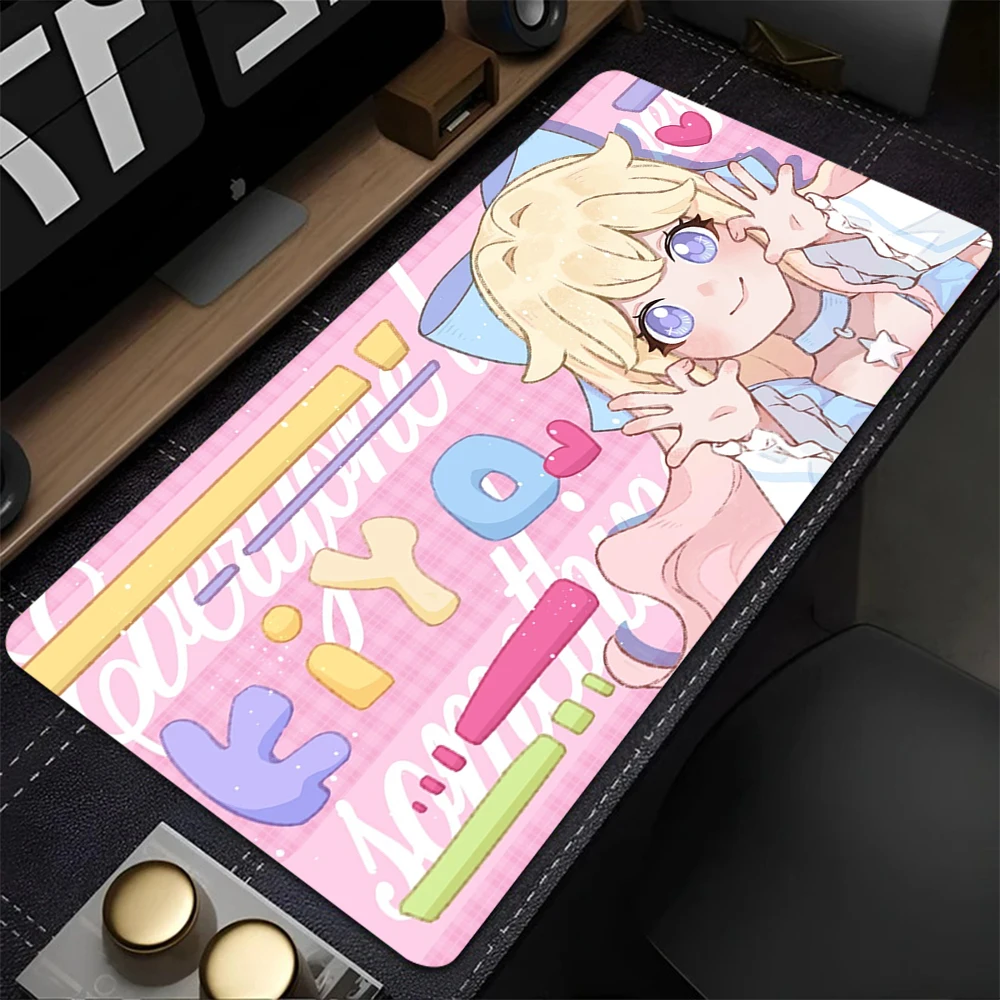 

Cute Mousepad Kawaii Anime Girl Large Mouse Pad Premium Non-Slip Mouse Mat Pc Gamer Computer Gaming Accessories Rubber Desk Pad