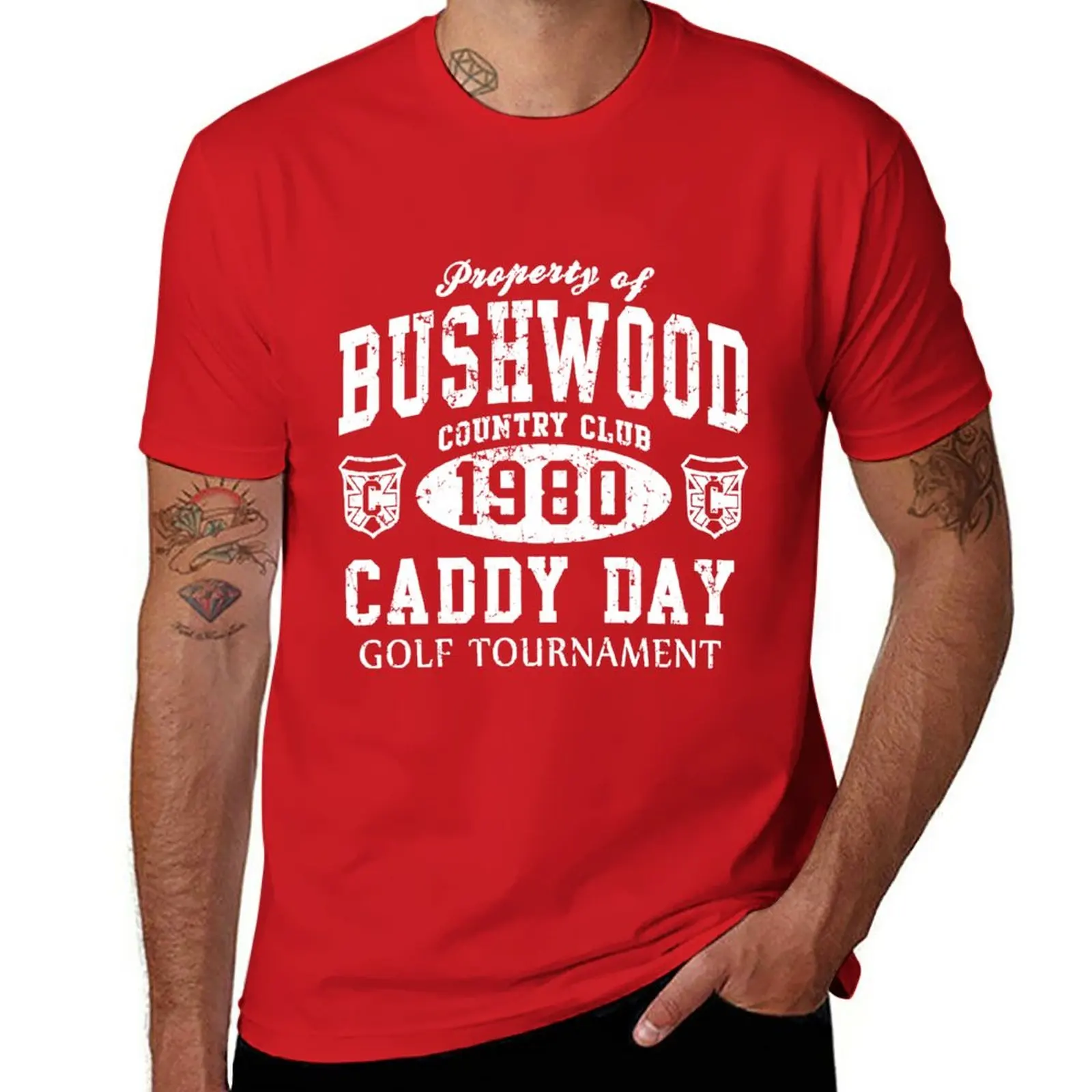 New Caddyshack Bushwood Caddy Day Retro 1980 T-Shirt sublime t shirt cat shirts cute clothes mens clothing