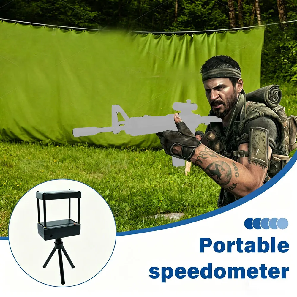 Multifunctional Ballistic Chronograph with 3.7V Power Supply - High Precision Speed and Energy Measurement for Shooting Sports