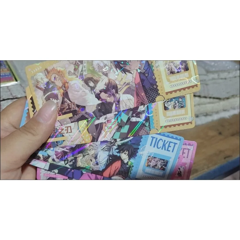 40Pcs/Pack 5# Laser Ticket Rectangular Bookmark 40pcs LOMO Postcard Collection Card Birthday Gift