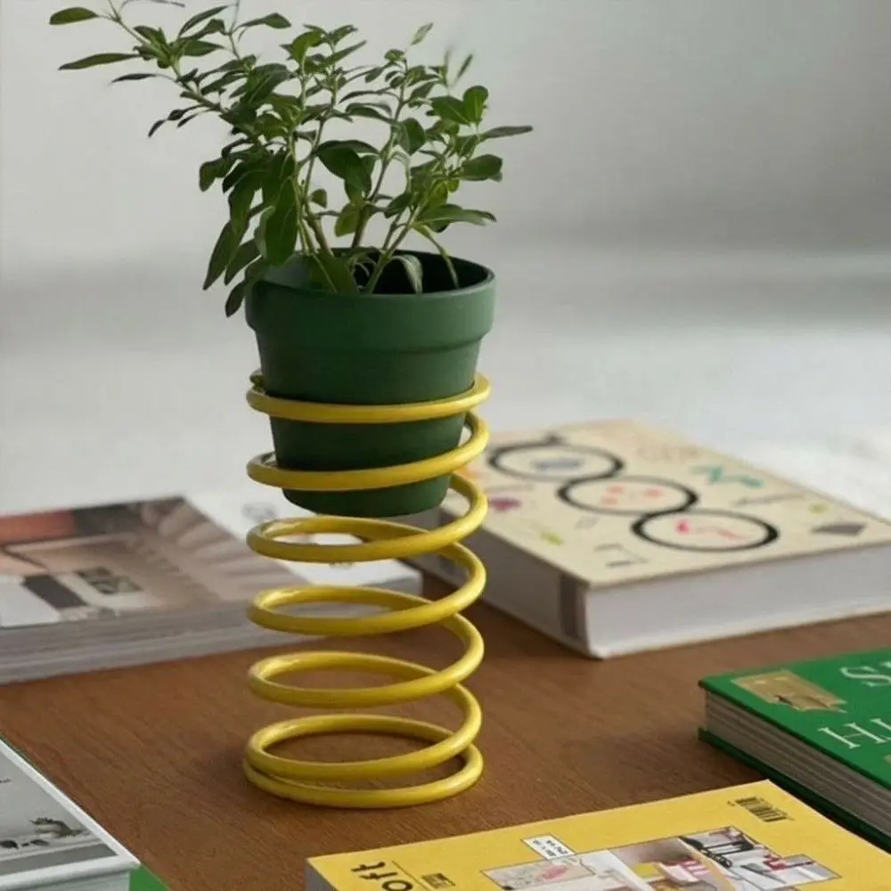 Korean Style Creative Flower Stand Stylish Storage Support Plant Shelf Corner Decorative Greenery Decor Plant Riser Indoor