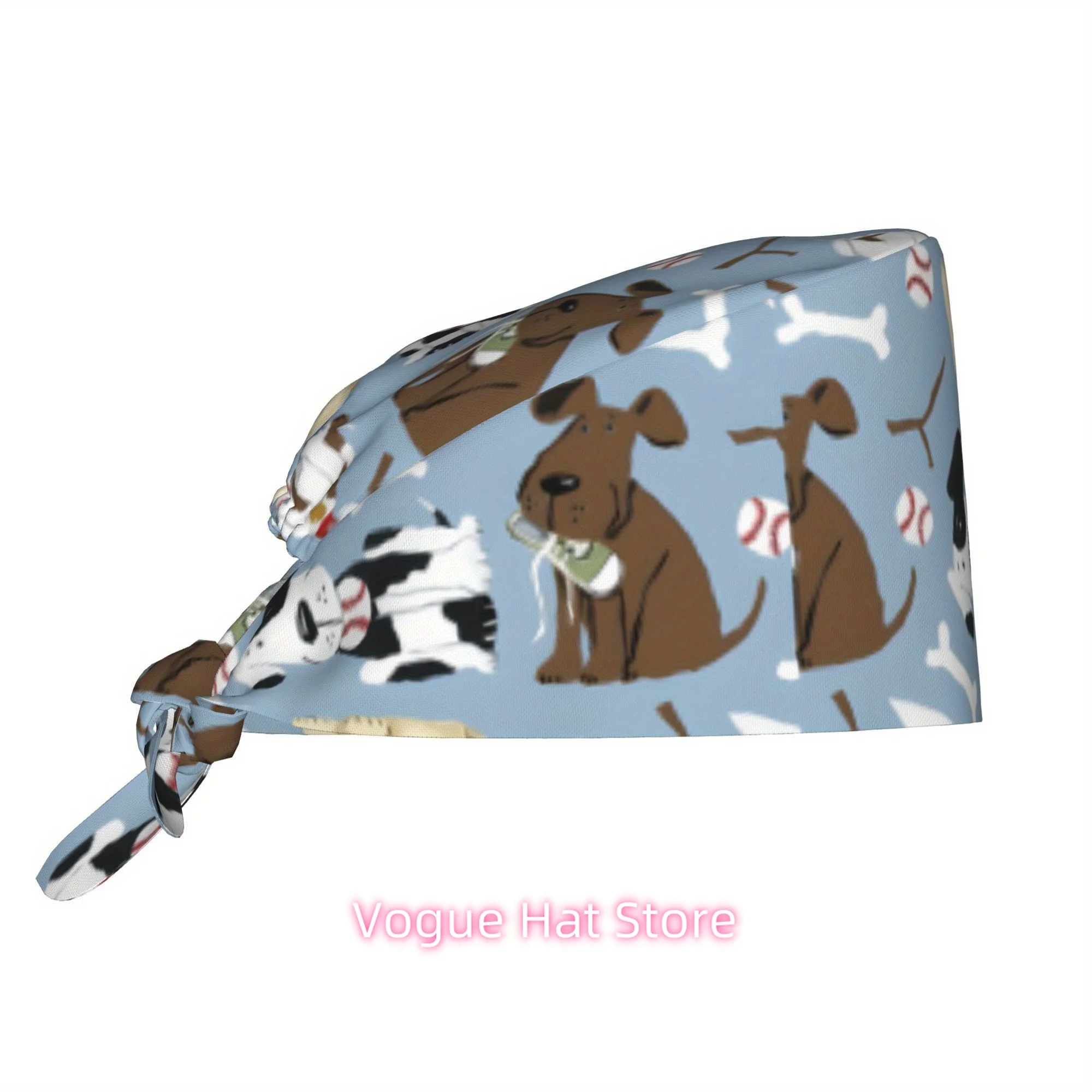 1pc of a Stylish Work Hat Featuring Adorable Cartoon Animals, a Trendy Headscarf Suitable for Both Men And Women, Lightweight An